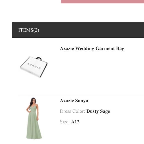 Azazie Green Spaghetti Strap Sleeveless Maxi Gown - Picture 3 of 3